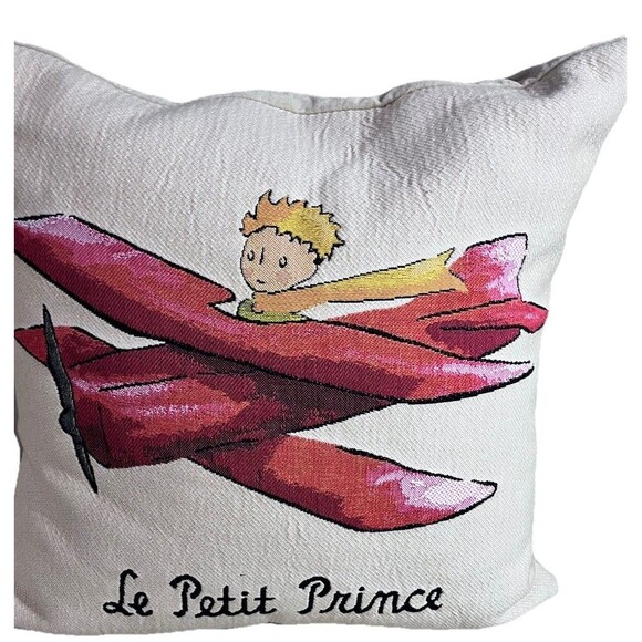 The Little Prince Decorative Cushion Cover Throw Pillow Case 18x18 in Cotton - Picture 7 of 8